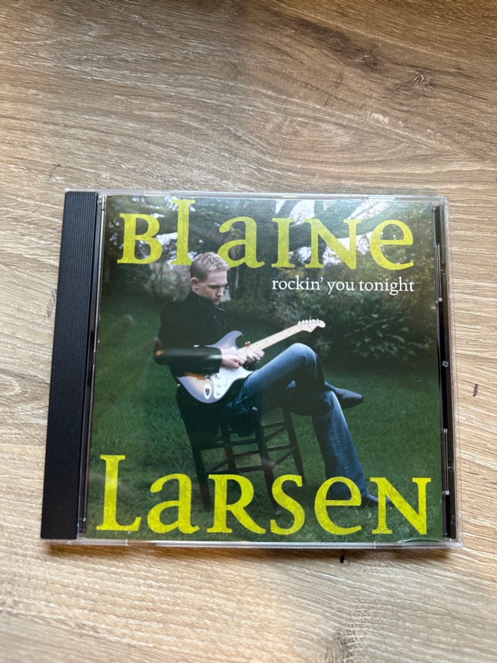 Blaine Larsen "rockin' you tonight" CD - Green Cover